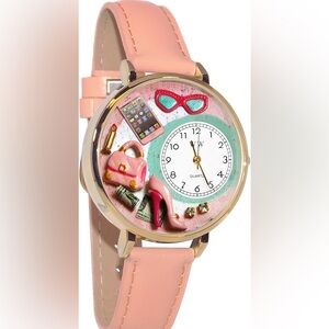 Whimsical Gifts Shopper Mom Watch in Gold Large Style